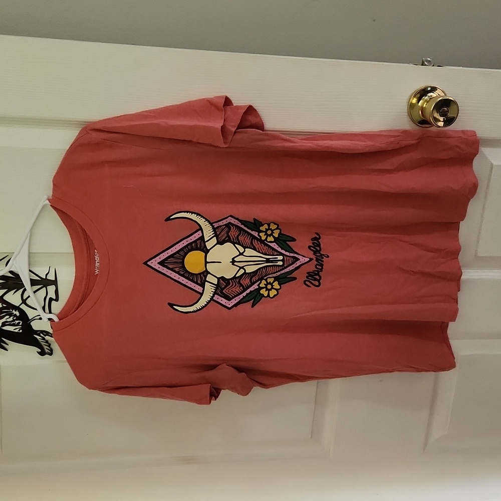 Wrangler Floral Skull Tee